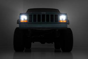 Rough Country - Jeep 5X7 Inch LED Headlights Jeep Cherokee XJ Rough Country - Image 4