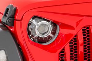 Rough Country - Jeep 9-Inch DRL Halo LED Headlights Jeep Wrangler JL/JLU, Gladiator JT Rough Country - Image 2