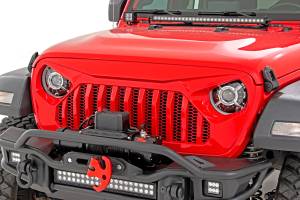 Rough Country - Jeep 9-Inch DRL Halo LED Headlights Jeep Wrangler JL/JLU, Gladiator JT Rough Country - Image 3