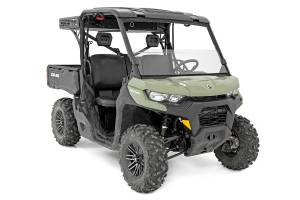 Rough Country - Half Windshield Scratch Resistant 16-22 Can-Am Defender 4WD Rough Country - Image 5