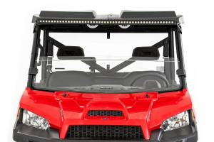 Rough Country - Half Windshield Scratch Resistant 13-22 Polaris Ranger 1000XP/13-21 Ranger 900XP Rough Country - Image 4