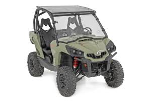 Rough Country - Vented Full Windshield Scratch Resistant 11-20 Can-Am Commander Rough Country - Image 4