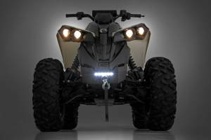 Rough Country - Winch Bumper 4500-Lb Winch Black Series LED 6 Inch Light 13-21 Can-Am Renegade Rough Country - Image 5
