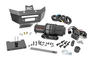 Rough Country - Winch Bumper 4500-Lb Winch Synthetic Rope 12-22 Can-Am Renegade 1000/Renegade 800R Rough Country - Image 1