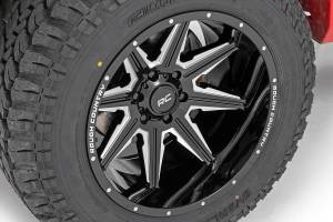 Rough Country - 91 Series Milled One-Piece Gloss Black 20x12 6x5.5 -44mm Rough Country - Image 29