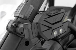 Rough Country - UTV Aluminum Side Mirrors w/Turn Signal Pro-Fit Cages Universal Rough Country - Image 5