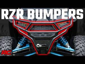 Rough Country - Tubular Bumper Rear w/ Receiver Hitch Polaris RZR XP1000 Rough Country - Image 2