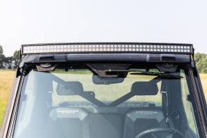 Rough Country - LED Light Front Mount 50 Inch Dual Row Black Pair with Factory Wiper 14-22 Polaris Ranger 1000XP Rough Country - Image 5