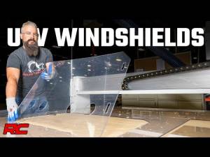 Rough Country - Vented Full Windshield Scratch Resistant Can-Am Commander XT (21-22) Rough Country - Image 3
