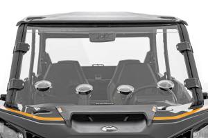 Rough Country - Vented Full Windshield Scratch Resistant Can-Am Commander XT (21-22) Rough Country - Image 4