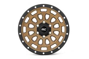 Rough Country - 87 Series Wheel Simulated Beadlock Bronze/Black 17x8.5 6x5.5 +0mm Rough Country - Image 3