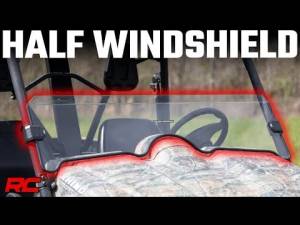 Rough Country - Half Windshield Scratch Resistant Yamaha Rhino 450 (06-08)/Rhino 660 (04-07)  Rough Country - Image 2