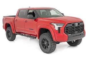Rough Country - Oval Nerf Steps Crew Cab Black Toyota Tundra 2WD/4WD (22-23) Rough Country - Image 2
