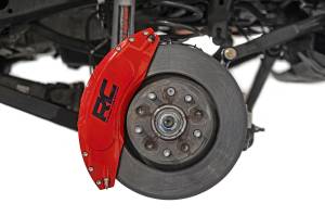 Caliper Cover Red Jeep Gladiator JT/Wrangler 4XE/Wrangler JL (18-UP) Rough Country